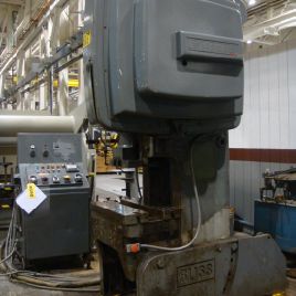 60 toneladas, Bliss # C60, carrera de 3 ", 15.5 SH, 31 x 21 BA, 90-180 SPM, # 4690