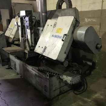 24" x 22Everising, auto,dual column,2 blade,10 HP,60-300 SFM,split front vise,’96