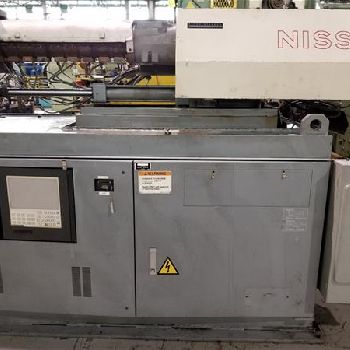 89 Ton, 4 oz.,Nissei#FN1000, 21.5" x 21.5 platen, 15.2 between tie bars, S38842