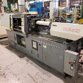 89 Ton, 4 oz.,Nissei#FN1000, 21.5" x 21.5 platen, 15.2 between tie bars, S38842