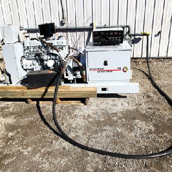 39 KWSpectrumDetroit, Natural Gas, Ford engine, 208 V., 3 ph, 12 lead, open skid