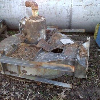 48" x 27’Cedarapidsrotary drum, CS, gas fired, V.heavy duty, #1271006