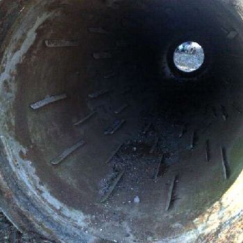 48" x 27’Cedarapidsrotary drum, CS, gas fired, V.heavy duty, #1271006