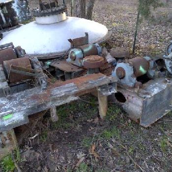 48" x 27’Cedarapidsrotary drum, CS, gas fired, V.heavy duty, #1271006