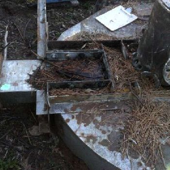 48" x 27’Cedarapidsrotary drum, CS, gas fired, V.heavy duty, #1271006