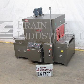 TPA/ Pierce #1026T, packaging shrink tunnels, single chamber, digital temp control, start/stop, conveyor speed controller