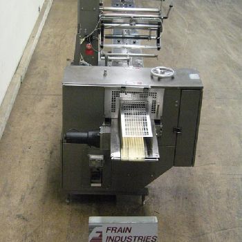 Doboy#MUSTANGIV, automatic, horizontal, 2-up flow wrapper, 60-150 ppm, film mandrel, registration, fin sealing wheels