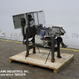 Bartelt # SLITTERform & amp; relleno, transportador de cadena de 3-3 / 4 "de ancho x 40 l (3) de cadena, bolsillos fijos en 7 centros, 2 ruedas de corte