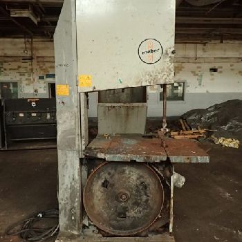 Meberband saw, approximately 24" cutting area, approximately 2 hp drive, #2949-83