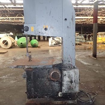 Meberband saw, approximately 24" cutting area, approximately 2 hp drive, #2949-83