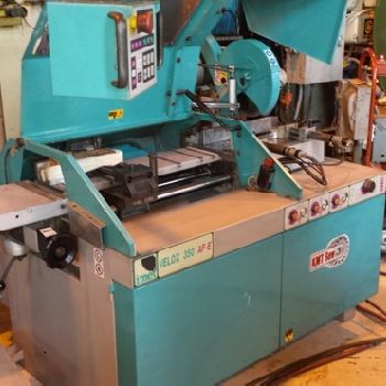 14"KMT#VELOX-CT-350, auto,non-ferrous,NC controls,2 speeds 1800/3600 RPM,4.75 round,’97