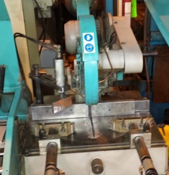 14"KMT#VELOX-CT-350, auto,non-ferrous,NC controls,2 speeds 1800/3600 RPM,4.75 round,’97