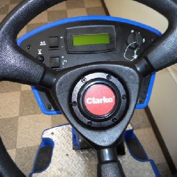 ClarkeFocus #28Rider,floor scrubber,new batteries,charger,brushes,complete refurb