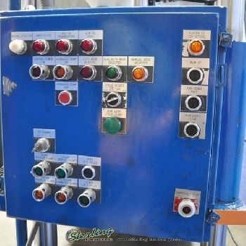 60 Ton,Savage#60HTP, 4-post hydraulic blanking trim press,light curtains,PLC,â€™92,#A2756