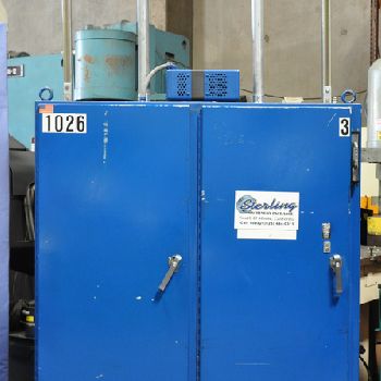 60 Ton,Savage#60HTP, 4-post hydraulic blanking trim press,light curtains,PLC,â€™92,#A2756