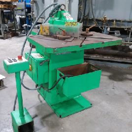 8 ga. x 8-7/8" x 8-7/8Boschert#LB14, angle notching,35 x 24 table,35 work height