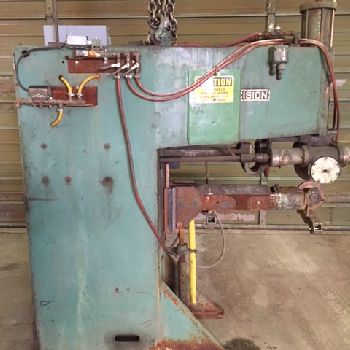 Precision, 150 KVA seam welder, 36" throat, WTC 500 controller, s/n #1024