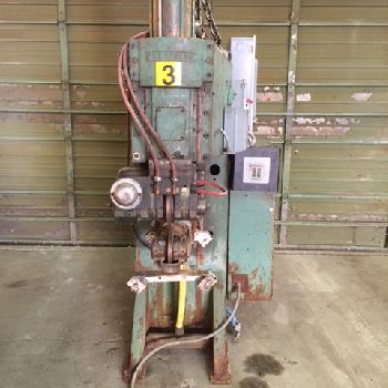 Precision, 150 KVA seam welder, 36" throat, WTC 500 controller, s/n #1024