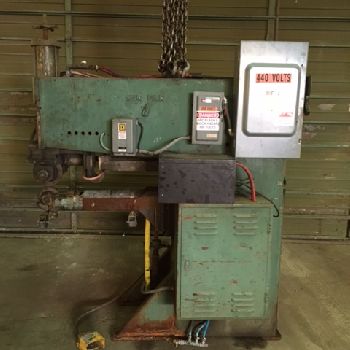 Precision, 150 KVA seam welder, 36" throat, WTC 500 controller, s/n #1024