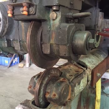 Precision, 150 KVA seam welder, 36" throat, WTC 500 controller, s/n #1024