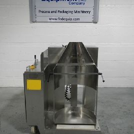 Барабанный самосвал, ServoLift, погрузчик Alma, нержавеющая сталь, рукоятки максимальный размер барабана 27 x 33 ч, максимальный вес 200 кг, мобильный, 1991 год, № 44114