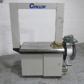 Cyklop#JX-100, automatic strapping machine, 110 V., 1998, #209-76