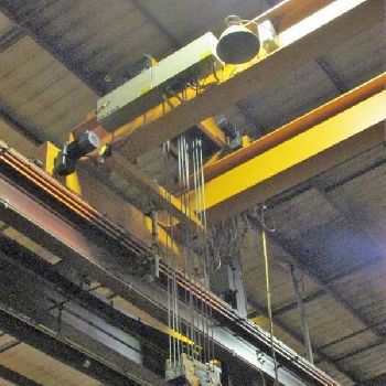 25 Ton,Kone, 45’ span, 27’ lift, pendant, 460/3/60, 1995, #1971