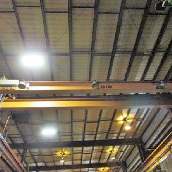 25 Ton,Kone, 45’ span, 27’ lift, pendant, 460/3/60, 1995, #1971