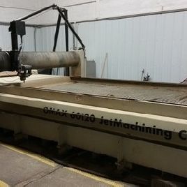 Omax#60120, 5’ x 10’, 30 HP, 50000 PSI, Til-a-Jet, 2008