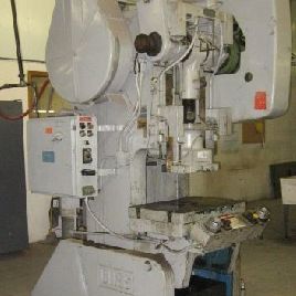 60 Ton,Bliss#C-60, OBI press,1" str,15-3/4 SH,3 adj,60 SPM,back geared,32 x 21 bed,’73