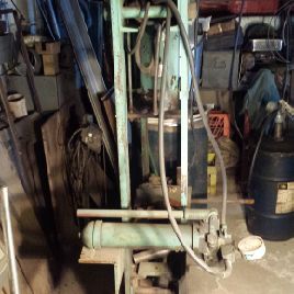 100 toneladas, SimplexRe-Mo-Troll-Ram # R1110A, prensa de taller, 4 "ram en el cilindro, bomba manual