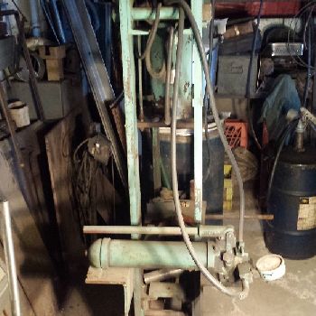 100 Ton,SimplexRe-Mo-Troll-Ram #R1110A, shop press,4" ram on cylinder,manual pump
