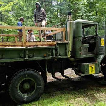 AM General#M923/M939, 5 ton 6 x 6 truck,Cummins 6CTA8.3 Diesel engine,240 HP,5-speed auto transmission,1983,#088493