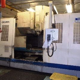 Okuma#MC-60VAE, 60" x 25 table,59 X,25 Y,24 Z,#50 tpr,32 ATC,5000 RPM,OSP 7000M,’99