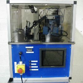 LABrotary tablet/capsule enrobing unit, 8 stations,w/heated enrobing system &amp; Keyence CV-3000 vision system, #40014