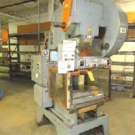 60 Ton,Minster#B1-60, 3" stroke,12 SH,air clutch,vari-speed,s/n #21730,â€™76,#155080