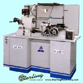 Acra#68EVS, 13" x 14, 4000 RPM, 5C Lever Collet closer, 8-positions tool turret, new, #SM68EVS