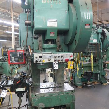 60 Ton,Minster#6F, 4" stroke,16 SH,3 ram adjust,180 SPM,Wintriss SmartPAK controls