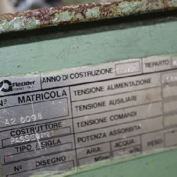 1800 lb.Passeriniwelding positioner, serial #2550, #71813