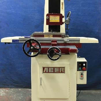 6" x 18Acer#SUPRA-618, hand feed surf. grinder, PMC, 20 table. travel, 1998, #158615