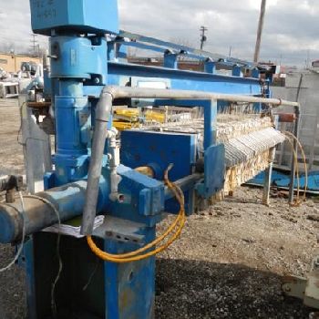 24"Netzsch#630-1/40/45, 41 plates,40-chambers,center fed,266.80 sq.ft.surf.area,dual act. hydraulic,230/460 V.,1986,#41547