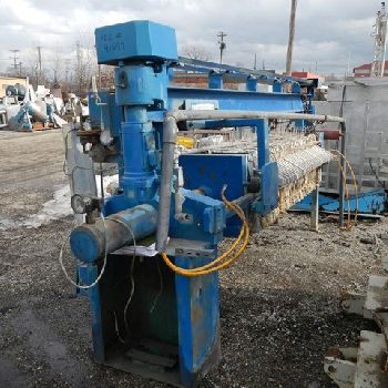 24"Netzsch#630-1/40/45, 41 plates,40-chambers,center fed,266.80 sq.ft.surf.area,dual act. hydraulic,230/460 V.,1986,#41547