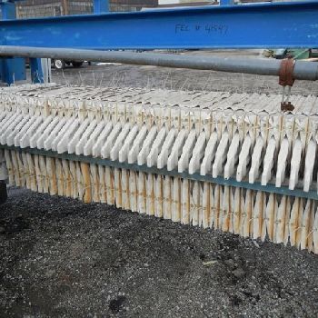 24"Netzsch#630-1/40/45, 41 plates,40-chambers,center fed,266.80 sq.ft.surf.area,dual act. hydraulic,230/460 V.,1986,#41547