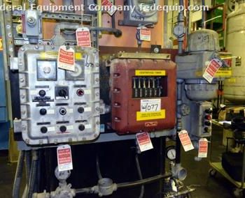 Westfalia#SB-14-06-076, desluder disc cent,316 Stainless Steel,7560 RPM bowl,liquid discharge,control panel,10 HP,tools,1978,#47143