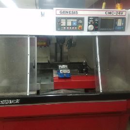 TeknicsGenesis #CMC-24V, CNC VMC,24" X,18 Y,18 Z,6000 RPM,16 ATC,BT 40,34 x 18 table,10 HP,1991