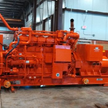 500 KWWaukesha#VHP3600GSI, 16k hours since new, 1200 RPM, 480 V.