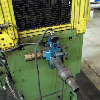 12 Ton,Yoder, 4-post cut-off press, 3" stroke, 2002