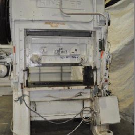 150 Ton,Minster#P2-150-60, 1.5" stroke,18 SH,2 ram adj.,0-400 SPM,20 windows,60 x 40 bed,air clutch &amp; brake,good,#13615J