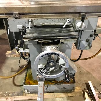 Sharp#VH25, plain horizontal/vertical miller,10.5" x 56.5 T-slotted table,4 HP,2005