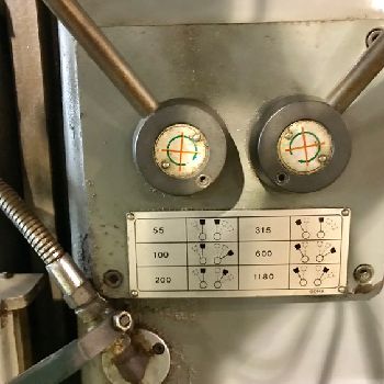 Sharp#VH25, plain horizontal/vertical miller,10.5" x 56.5 T-slotted table,4 HP,2005